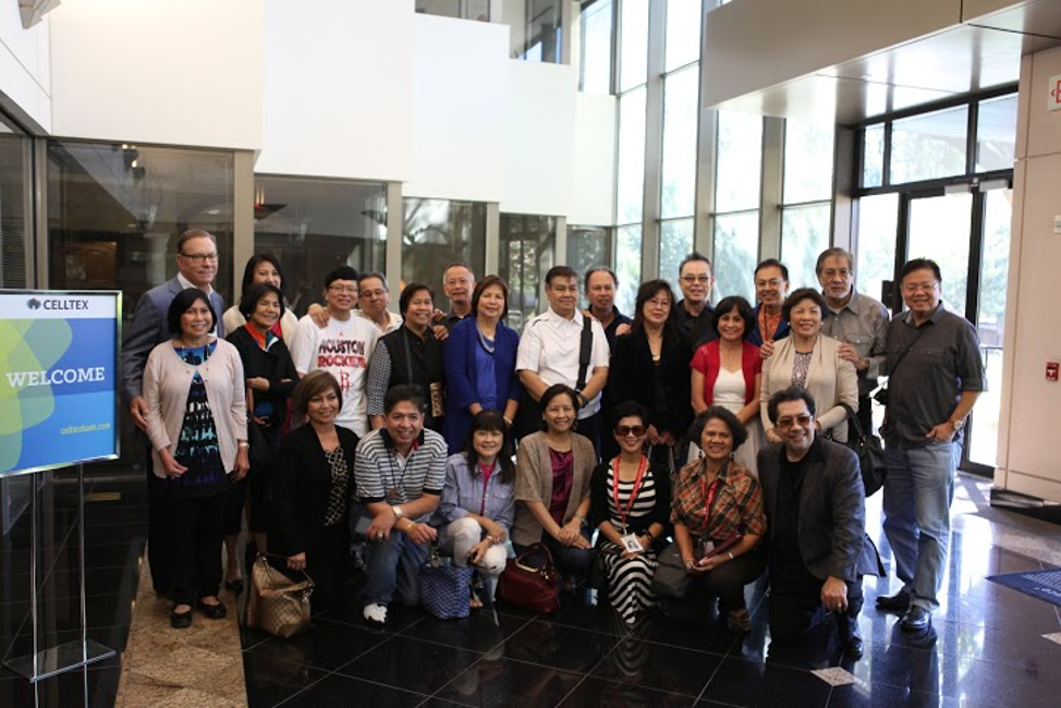 PHYSICIANS AND RESEARCHERS FROM PHILIPPINES TOUR CELLTEX LAB